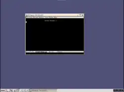 Bildschirmfoto von Debian GNU/Hurd