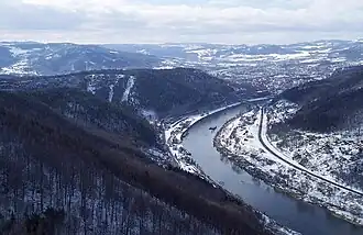 Blick auf den Quaderberg vom Rosenkamm