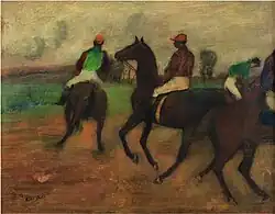 Edgar Degas: Avant la course