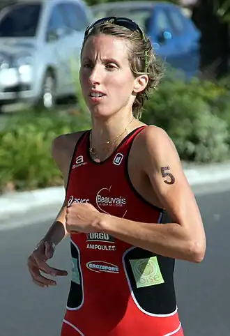 Delphine Py am Start für Beauvais in La Baule, 2009