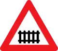A73: Beschrankter Bahnübergang