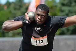 Denzel Comenentia Rang elf mit&nbsp;20,03&nbsp;m