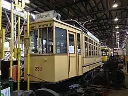 Triebwagen 223 (ex 224) im Deutschen Technikmuseum Berlin