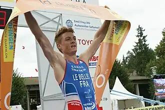 Gaël Le Bellec beim Powerman Zofingen 2015