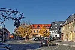 Der Niedermarkt aus Richtung Zittauer Straße gesehen.