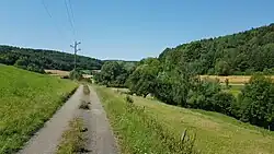 Der Radweg zwischen Lengenrieden und Kupprichhausen