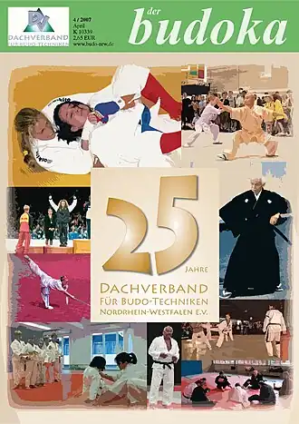 Titelblatt von April 2007 (editiert) der Sportzeitschrift des Dachverbandes für Budotechniken NW