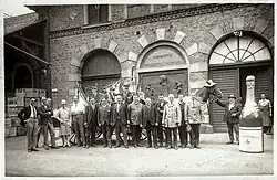 Gustav Hartmann zu Besuch bei Deinhard in Koblenz während seiner Parisreise, 1928