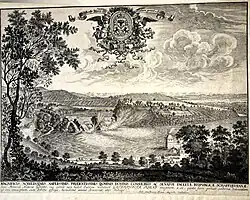 «An̅o 1681. Der Große Rhein-fall bei Schaffhausen, genant der Lauffen», Johann Ulrich Krauß