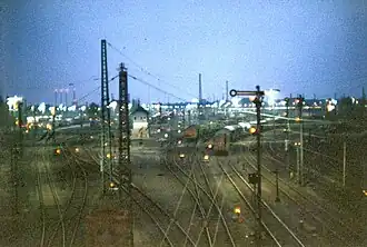 Blick von der Brücke zwischen Engelbosteler Damm und Schulenburger Landstraße