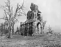 Zerstörte Kirche Saint-Pierre 1917