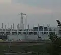 Die Stadionbaustelle (Oktober 2004)