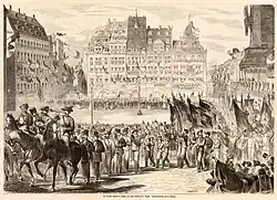 Festzug zum Allgemeinen Deutschen Turnfest 1863