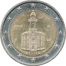 Hessen (Frankfurter Paulskirche), 10. Münze der Bundesländerserie