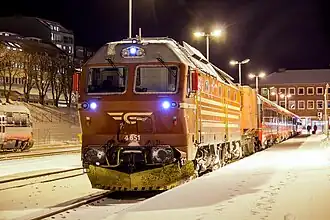 Di 4 651 im Bahnhof Bodø