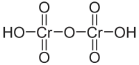 Struktur von Dichromsäure