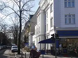 Dickhardtstraße in Höhe der Rheinstraße