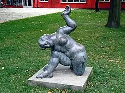 Die Erde, 1974, (Monbijoupark in Berlin)