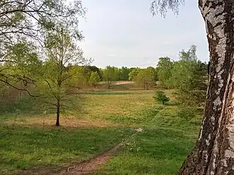 Das Tal der Fuchser zwischen den drei westlichen Dünen