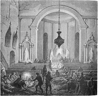 St. Laurent als Feldlazarett 1870