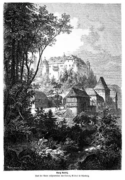 Schloss Unteraufseß, 1872