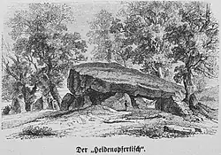 „Der Heidenopfertisch“ im Oldenburger Land[8]