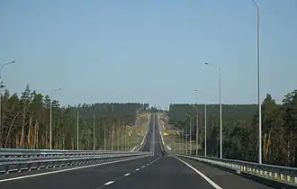 Die Ortsumgehung Toljatti bei Streckenkilometer 93 (2024)