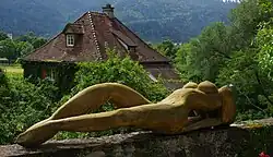 Die Regenfrau in der Kartause Freiburg (2009)