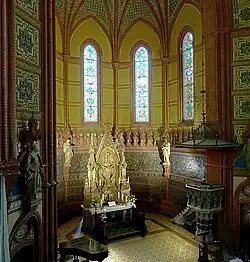 Historistische Innengestaltung unverändert erhalten