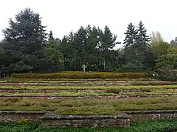 Diefflen, Ehrenfriedhof für die in den Kämpfen um Dillingen im Zweiten Weltkrieg getöteten Soldaten