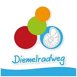 Diemelradweg-Logo Beschilderung
