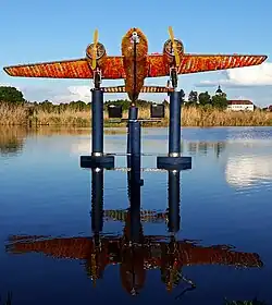 Legend. Hommage an Amelia Earhart, hier im Gründlacher Schwemmweiher