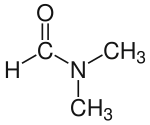 Strukturformel von Dimethylformamid