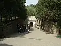 Der Ausgang des unterirdischen Grabmals Dingling.