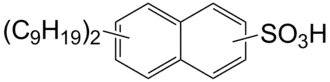 Struktur von Dinonylnaphthylsulfonsäure