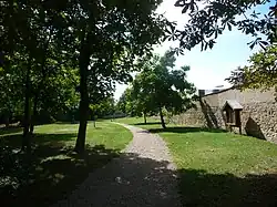 Weg zur Gloriette hinauf