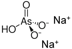 Strukturformel von Dinatriumhydrogenarsenat