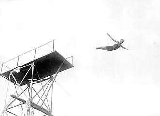 Sprungturm bei den Olympischen Spielen von 1908