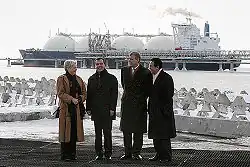 LNG-Tanker der Sowkomflot in Juschno-Sachalinsk