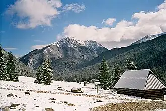 Blick von der Chochołowska-Hütte