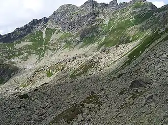 Blick von dem Tal Dolina pod Kołem