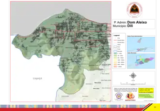 Verwaltungsgliederung der Gemeinde Dili
