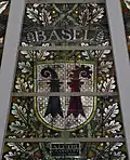 Kantonswappen beider Basel (aus der Kuppel des Bundeshauses, um 1900)