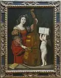 Die hl. Caecilia spielt Gambe, 1616-17, Öl auf Leinwand, 160 × 119 cm, Louvre, Paris