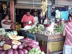 Gemüsemarkt in der Dominikanischen Republik