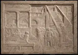 Donatello, Festmahl des Herodes, um 1435, Palais des Beaux-Arts de Lille