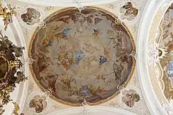 Pfarrkirche St. Vitus in Donaualtheim, Chorfresko