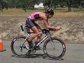 Donna Phelan im Wildflower Triathlon, 2009