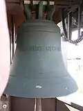 Große Glocke mit der Inschrift "Soli Deo Gloria"