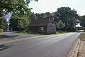 Blick auf Buchholzer Mühlenweg und Dorfstraße